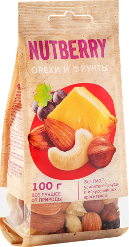

Смесь Nutberry орехи и фрукты 100 г