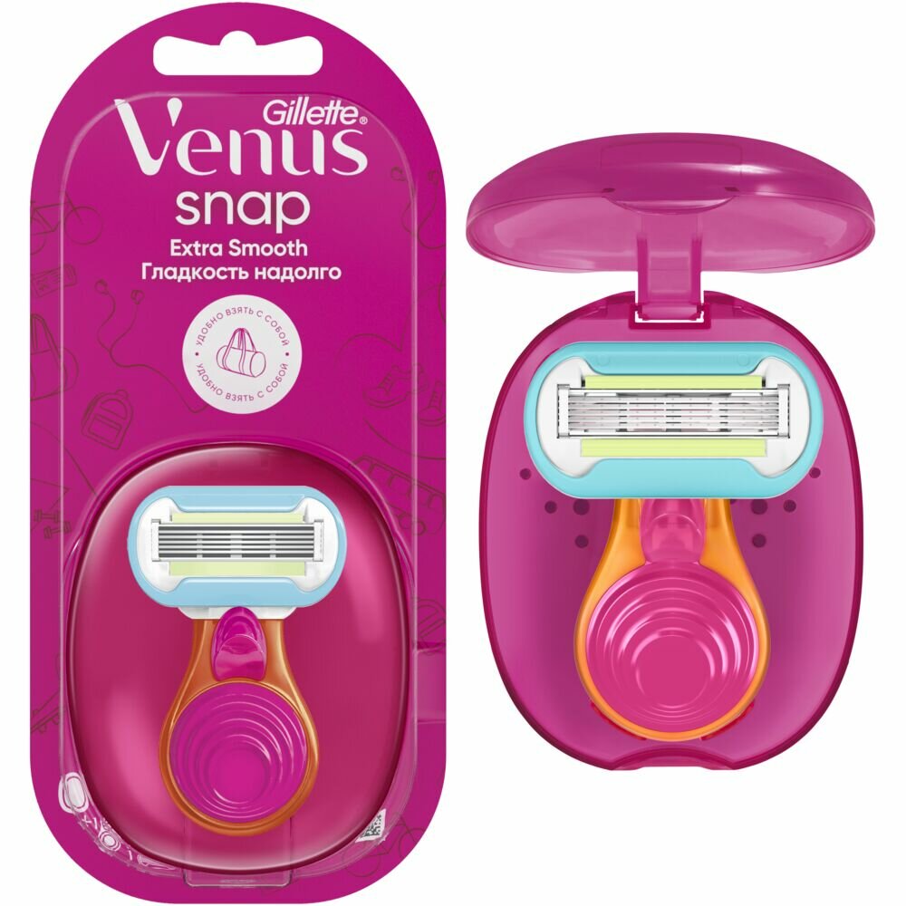 

Бритвенный станок Gillette Venus Snap Embrace 1 кассета