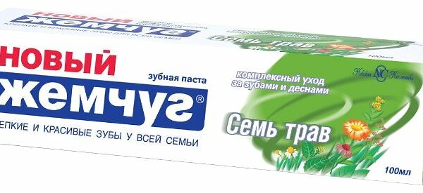 Зубная паста Новый жемчуг Семь трав