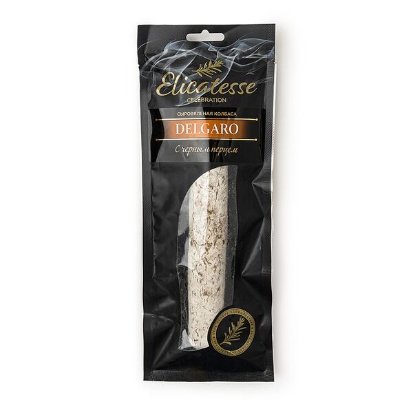 Колбаса сыровяленая Elicatesse Delgaro полусухая 140 г