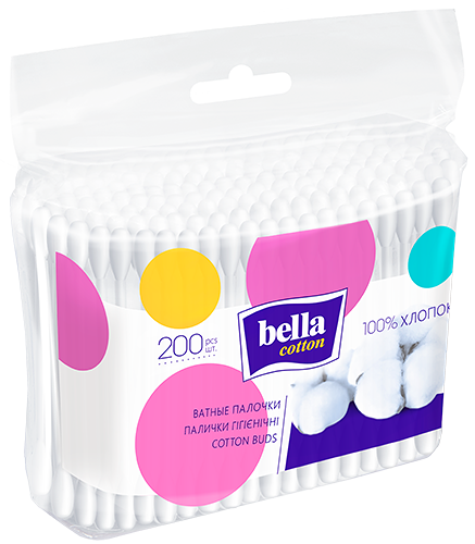Ватные палочки Bella 200 шт