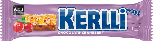 

Батончик злаковый SOJ Kerlli с клюквой в молочном шоколаде, 50 г