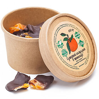 Сушеный мандарин в шоколаде Рецепты Привереды с сиропом топинамбура (веган) 100г, Россия