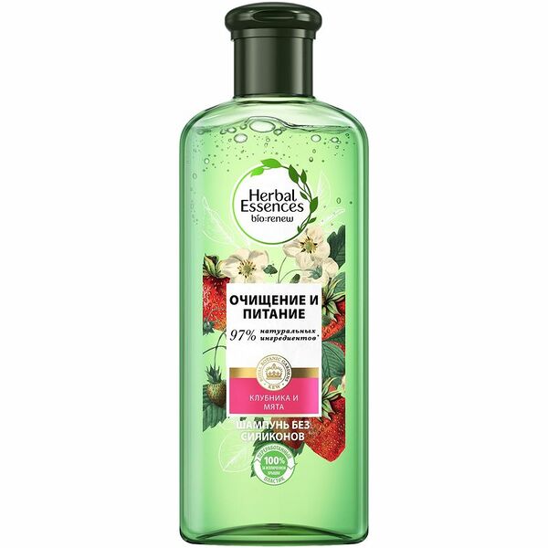 Шампунь Herbal Essences белая клубника и сладкая мята