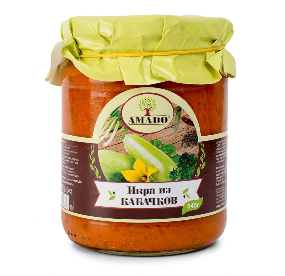 

Икра AMADO кабачковая