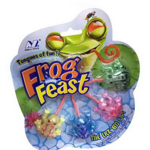 Игрушка-антистресс Junfa Лизун Лягушки, 18,5х21х1,5 см