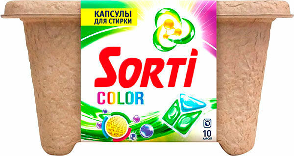 Капсулы для стирки Sorti Color