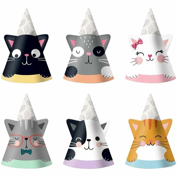 Набор колпачков ND Play для праздников и карнавалов 307723, 6шт