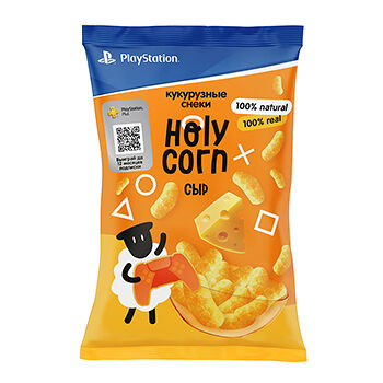 Снеки кукурузные Holy Corn Сыр 
