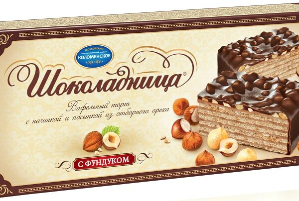 Вафельный торт Шоколадница с фундуком 230г