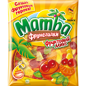 Мармелад жевательный Mamba Фруктовый микс 140 г