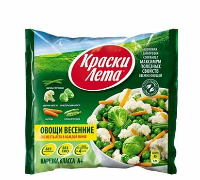 Овощи Краски Лета весенние быстрозамороженные 400 г