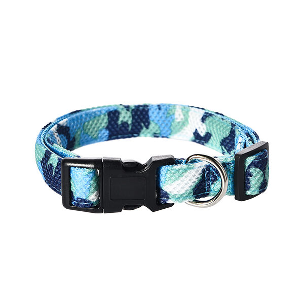 Ошейник для собак FOXIE Camo S 1,5x30-45см голубой