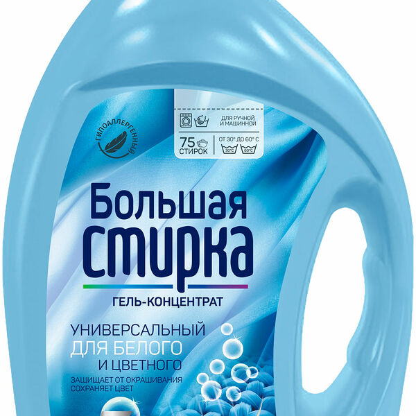 Гель для стирки Большая Стирка Universal 2в1 3л