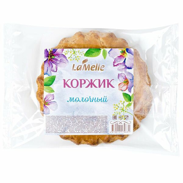 Коржик Lamelle Молочный