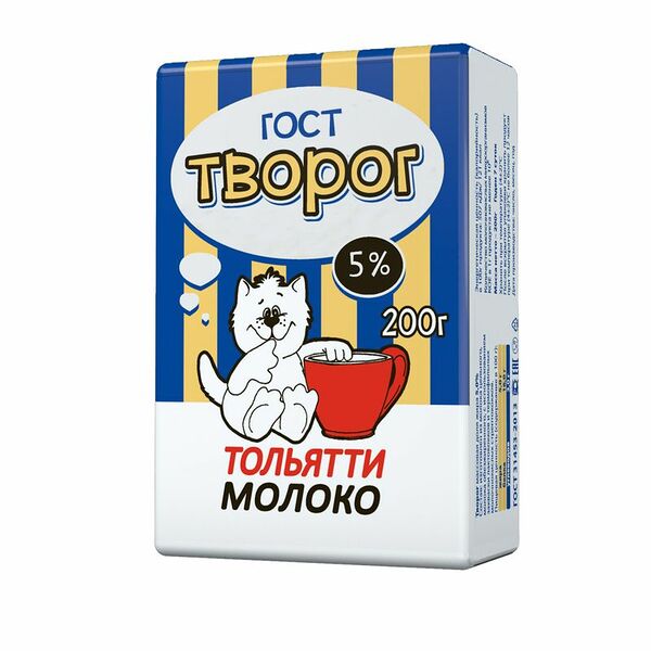 Творог ТольяттиМолоко 5%