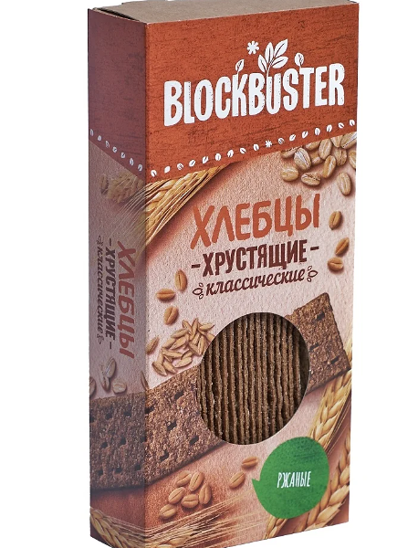 Хлебцы Blockbuster хрустящие ржаные