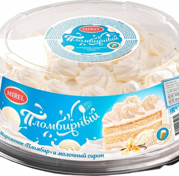 Торт Mirel Пломбирный 750г