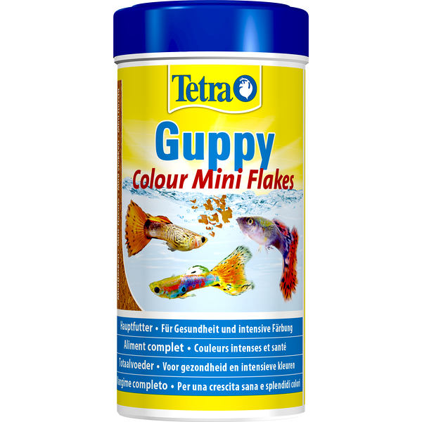 Tetra Guppy Colour корм для всех видов гуппи (мини-хлопья) 250 мл