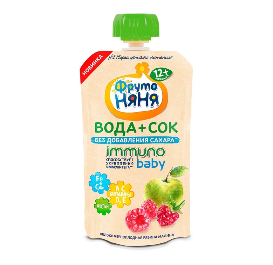 

Напиток сокосодержащий ФрутоНяня Immuno Baby Яблоко-черноплодная рябина-малина с 12 месяцев 130мл