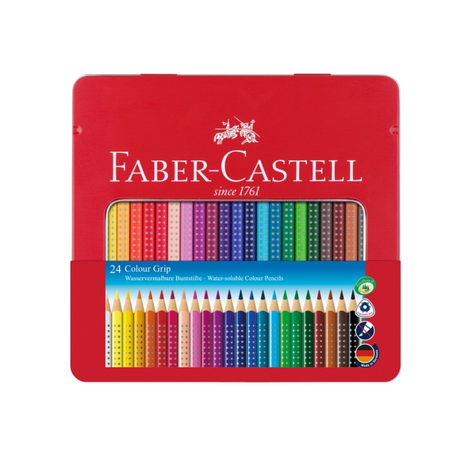 

Карандаши акварельные Faber-Castell 24 цвета + кисть