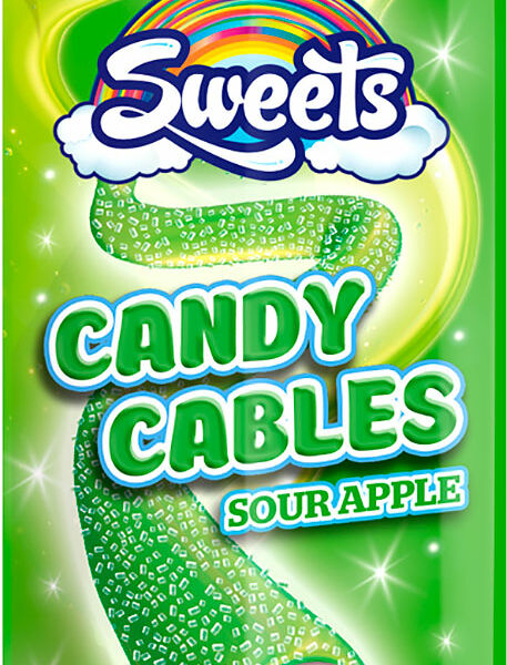 Мармелад Rainbow Sweets кислые яблочные палочки