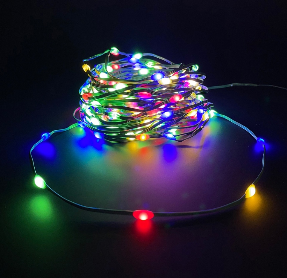 

Гирлянда Luca Lighting String light капли мультиколор 200 ламп, 8 функций, длина 1500 см