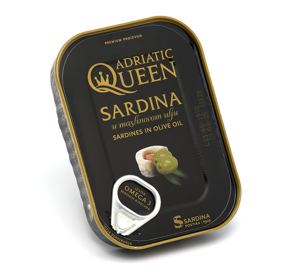 

Сардины Adriatic Queen в оливковом масле 105 г