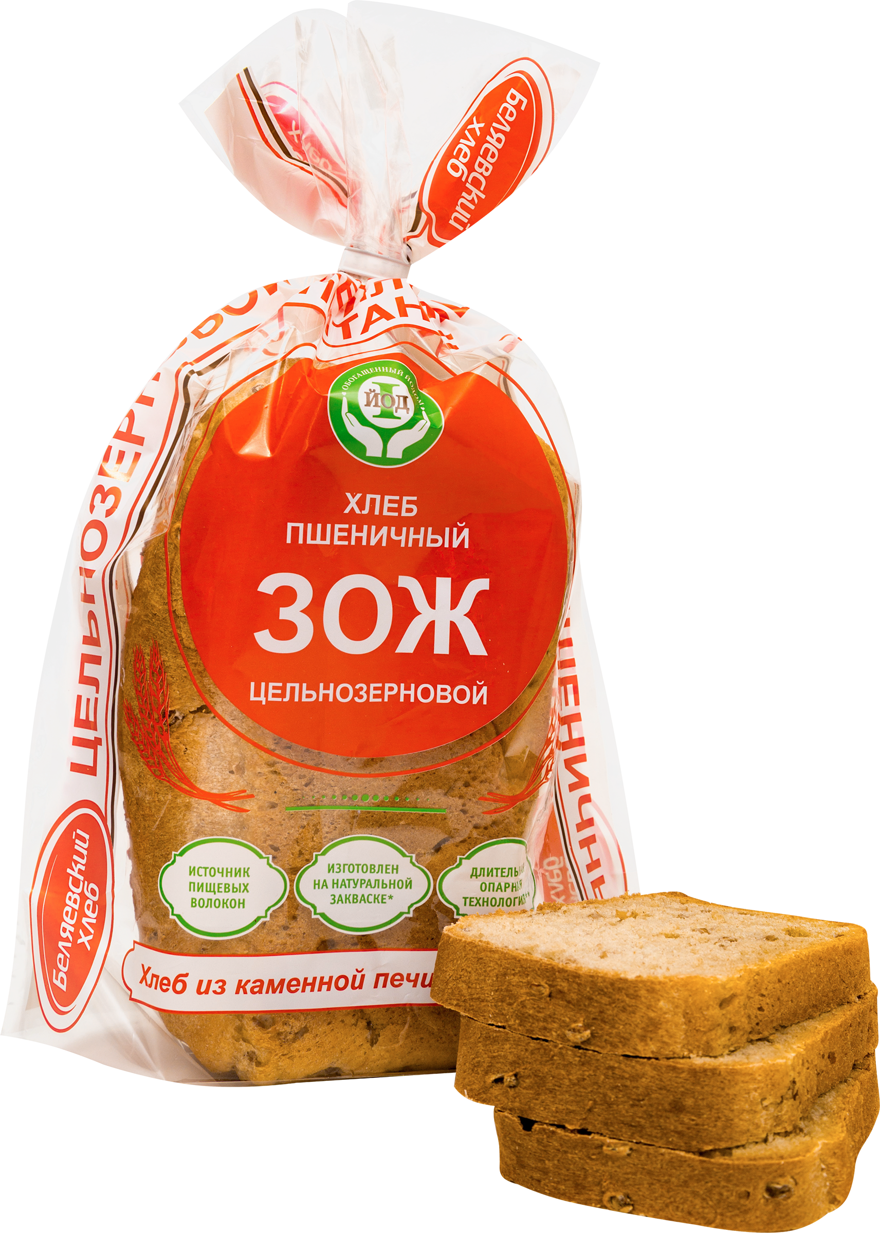 

Хлеб БЕЛЯЕВСКИЙ ХЛЕБ Пшеничный цельнозерновой, 500г