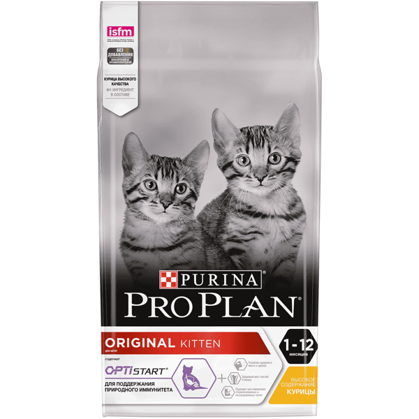 Сухой корм для котят Pro Plan Original Kitten Курица