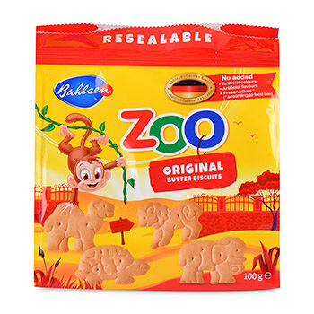 Печенье Leibniz Zoo сливочное с фигурками животных