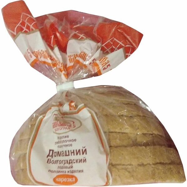 Хлеб пшеничный Хлебозавод №5 Волгоградский Домашний половинка в нарезке, 250 г