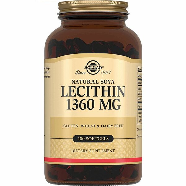 Solgar Natural Soya Lecithin капсулы 100 шт