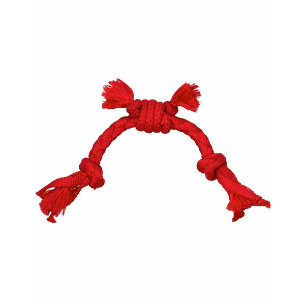 Playology Сенсорный канат для щенков Puppy sensory rope с ароматом говядины, красный до 15,9 кг