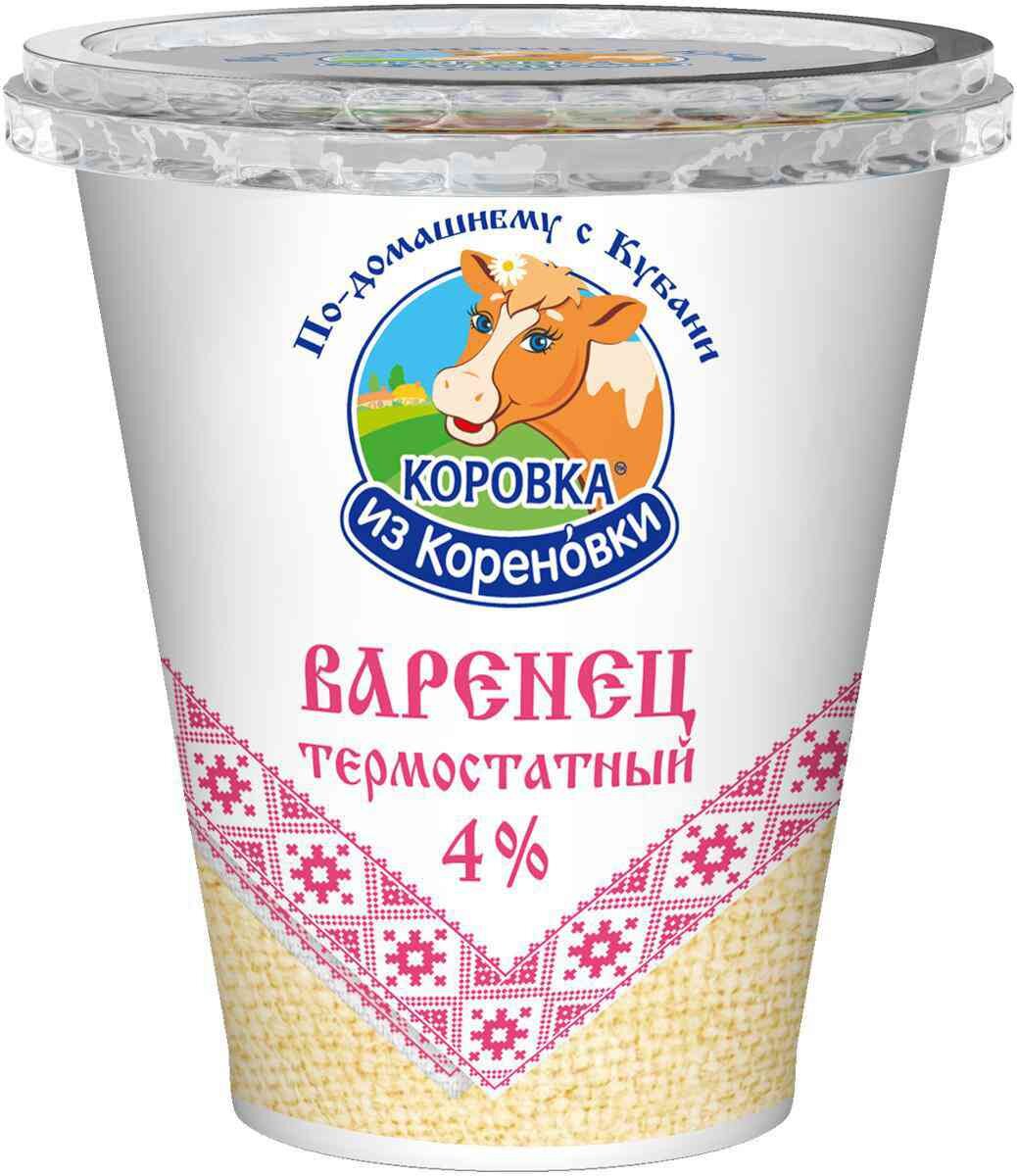 

Варенец термостатный Коровка из Кореновки 4% 300 мл
