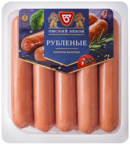 

Сосиски ОМСКИЙ БЕКОН Рубленые, 470г