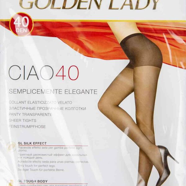 Колготки женские Golden Lady Ciao цвет: cognac/коньяк, размер 3, 40 den