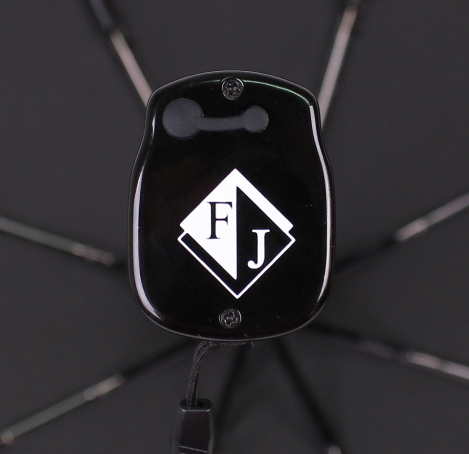 

Зонт мужской, 3 сложения с электроприводом, Flioraj, чёрный, Китай