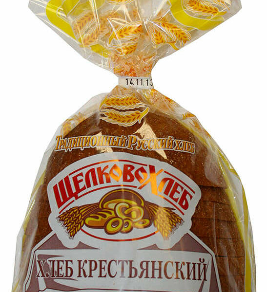 Хлеб пшенично-ржаной ЩёлковоХлеб Крестьянский, нарезка
