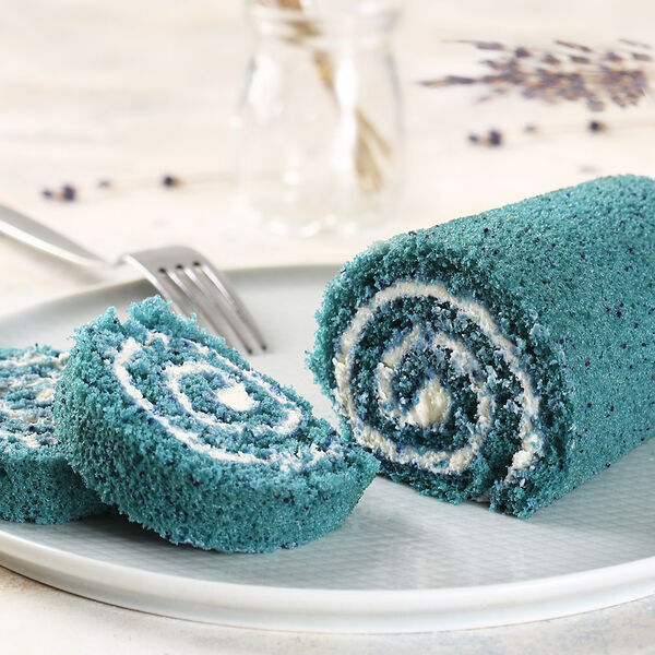 Рулет с голубым чаем матча и лавандой МясновЪ Пекарня от КуулКлевер