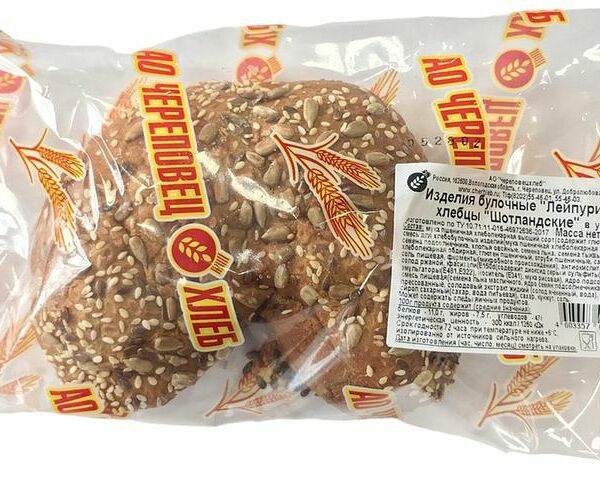 Хлебцы Череповецкий ХК Шотландские Лейпурин 100г