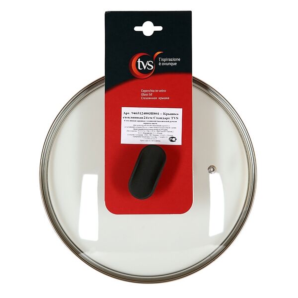 Крышка TVS Стандарт 24 см стеклянная TVS S.p.A. Италия