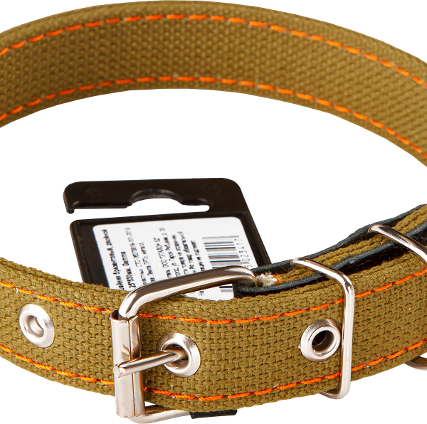 Ошейник для собак Gamma брезентовый двойной, 25х530 мм