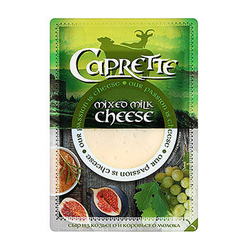 Сыр из козьего и коровьего молока Caprette 50%, нарезка