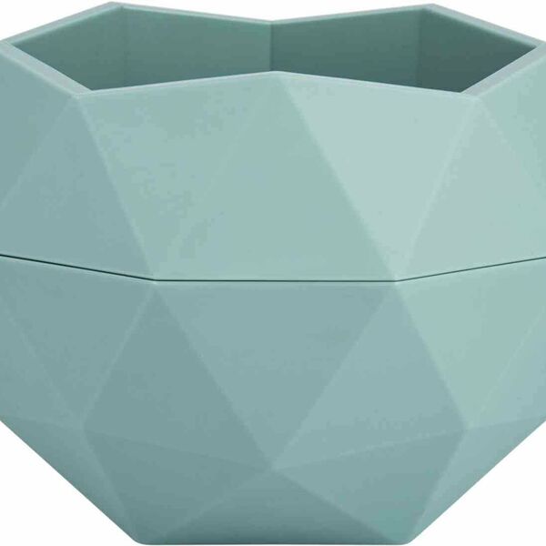 Кашпо Топаз цвет: нефрит 21,8 см, 2,5 л