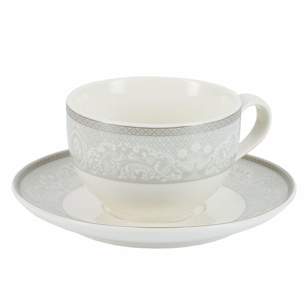 Чайная пара Gipfel Annet 42792 белый/серый