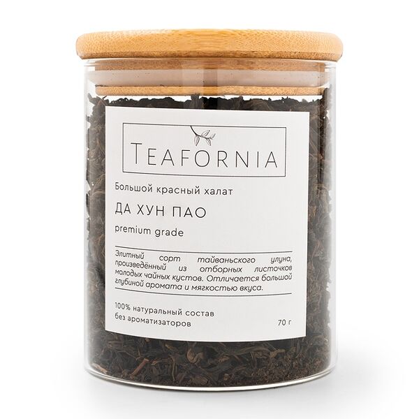 Чайный напиток TEAFORNIA Улун Да Хун Пао 70г, Россия