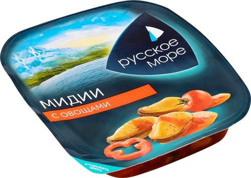 

Салат Русское море из мяса мидии чилийской вареного с овощами 150 г