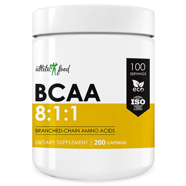 Atletic Food BCAA 8:1:1 1000 mg - 200 капсул
