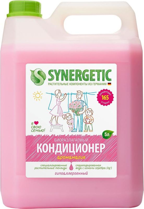

Кондиционер-ополаскиватель Synergetic для белья Аромамагия 5 л